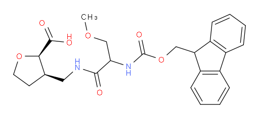 rac-(2R,3R)-3-{[2-({[(9H-fluoren-9-yl)methoxy]carbonyl}amino)-3-methoxypropanamido]methyl}oxolane-2-carboxylic acid