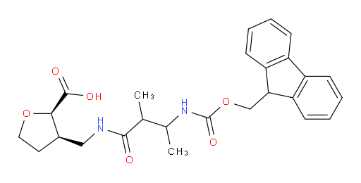 rac-(2R,3R)-3-{[3-({[(9H-fluoren-9-yl)methoxy]carbonyl}amino)-2-methylbutanamido]methyl}oxolane-2-carboxylic acid