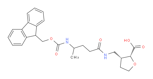 rac-(2R,3R)-3-{[4-({[(9H-fluoren-9-yl)methoxy]carbonyl}amino)pentanamido]methyl}oxolane-2-carboxylic acid