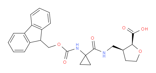 rac-(2R,3R)-3-({[1-({[(9H-fluoren-9-yl)methoxy]carbonyl}amino)cyclopropyl]formamido}methyl)oxolane-2-carboxylic acid