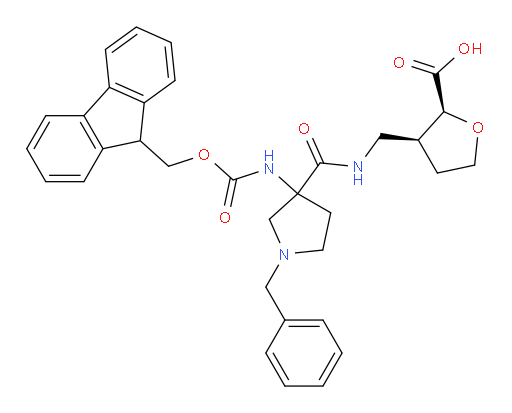 rac-(2R,3R)-3-({[1-benzyl-3-({[(9H-fluoren-9-yl)methoxy]carbonyl}amino)pyrrolidin-3-yl]formamido}methyl)oxolane-2-carboxylic acid