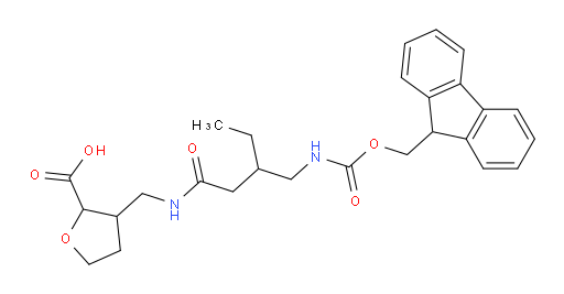 3-({3-[({[(9H-fluoren-9-yl)methoxy]carbonyl}amino)methyl]pentanamido}methyl)oxolane-2-carboxylic acid