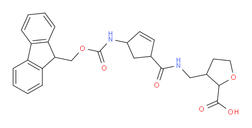 3-({[4-({[(9H-fluoren-9-yl)methoxy]carbonyl}amino)cyclopent-2-en-1-yl]formamido}methyl)oxolane-2-carboxylic acid