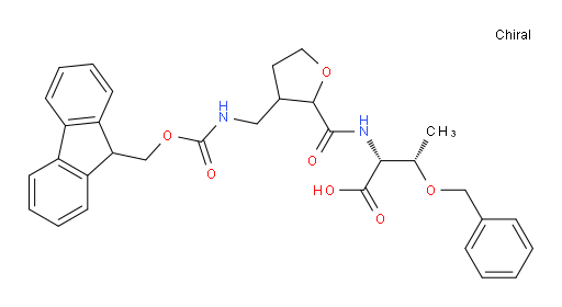 (2R,3S)-3-(benzyloxy)-2-({3-[({[(9H-fluoren-9-yl)methoxy]carbonyl}amino)methyl]oxolan-2-yl}formamido)butanoic acid