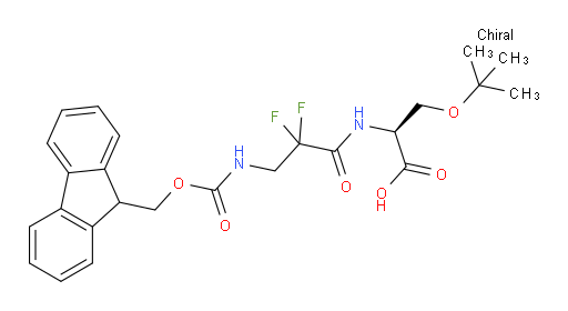 (2S)-3-(tert-butoxy)-2-[3-({[(9H-fluoren-9-yl)methoxy]carbonyl}amino)-2,2-difluoropropanamido]propanoic acid