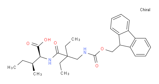 (2S,3S)-2-{2-ethyl-2-[({[(9H-fluoren-9-yl)methoxy]carbonyl}amino)methyl]butanamido}-3-methylpentanoic acid