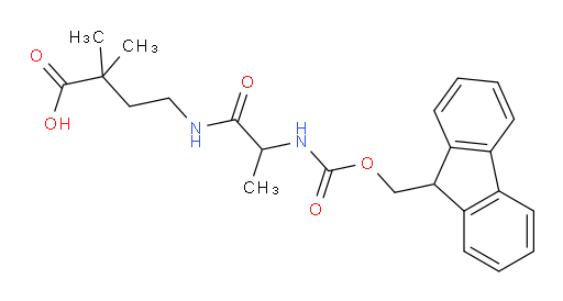 4-[2-({[(9H-fluoren-9-yl)methoxy]carbonyl}amino)propanamido]-2,2-dimethylbutanoic acid