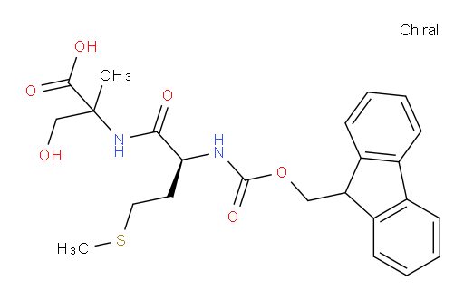 2-[(2S)-2-({[(9H-fluoren-9-yl)methoxy]carbonyl}amino)-4-(methylsulfanyl)butanamido]-3-hydroxy-2-methylpropanoic acid