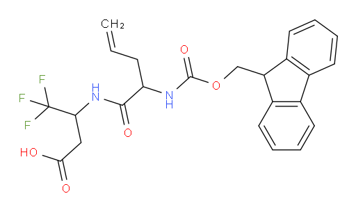 3-[2-({[(9H-fluoren-9-yl)methoxy]carbonyl}amino)pent-4-enamido]-4,4,4-trifluorobutanoic acid