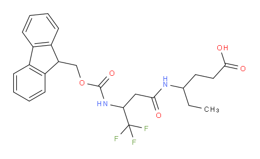 4-[3-({[(9H-fluoren-9-yl)methoxy]carbonyl}amino)-4,4,4-trifluorobutanamido]hexanoic acid
