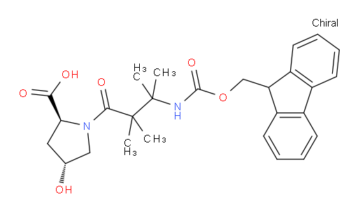 (2S,4R)-1-[3-({[(9H-fluoren-9-yl)methoxy]carbonyl}amino)-2,2,3-trimethylbutanoyl]-4-hydroxypyrrolidine-2-carboxylic acid