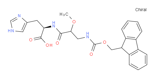 (2R)-2-[3-({[(9H-fluoren-9-yl)methoxy]carbonyl}amino)-2-methoxypropanamido]-3-(1H-imidazol-4-yl)propanoic acid