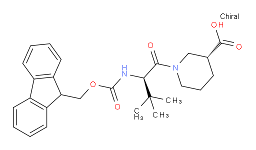 (3R)-1-[(2R)-2-({[(9H-fluoren-9-yl)methoxy]carbonyl}amino)-3,3-dimethylbutanoyl]piperidine-3-carboxylic acid