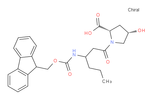 (2S,4S)-1-[3-({[(9H-fluoren-9-yl)methoxy]carbonyl}amino)hexanoyl]-4-hydroxypyrrolidine-2-carboxylic acid