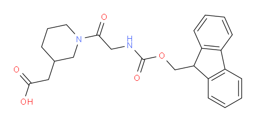 2-{1-[2-({[(9H-fluoren-9-yl)methoxy]carbonyl}amino)acetyl]piperidin-3-yl}acetic acid