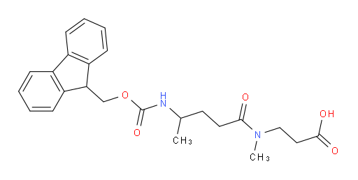 3-[4-({[(9H-fluoren-9-yl)methoxy]carbonyl}amino)-N-methylpentanamido]propanoic acid