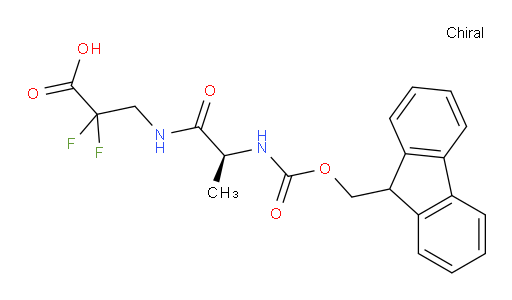 3-[(2S)-2-({[(9H-fluoren-9-yl)methoxy]carbonyl}amino)propanamido]-2,2-difluoropropanoic acid
