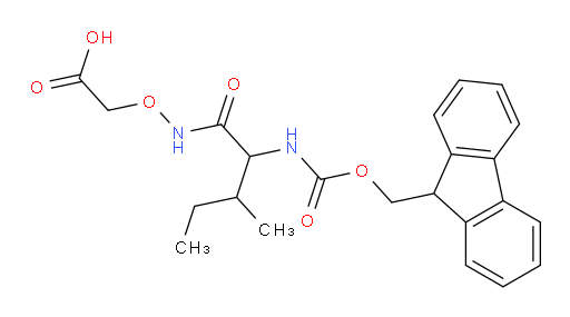 2-{[2-({[(9H-fluoren-9-yl)methoxy]carbonyl}amino)-3-methylpentanamido]oxy}acetic acid
