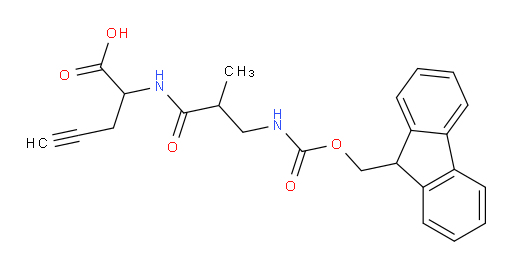 2-[3-({[(9H-fluoren-9-yl)methoxy]carbonyl}amino)-2-methylpropanamido]pent-4-ynoic acid