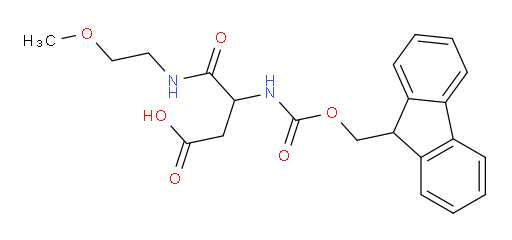 3-({[(9H-fluoren-9-yl)methoxy]carbonyl}amino)-3-[(2-methoxyethyl)carbamoyl]propanoic acid
