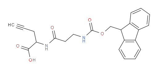 2-[3-({[(9H-fluoren-9-yl)methoxy]carbonyl}amino)propanamido]pent-4-ynoic acid