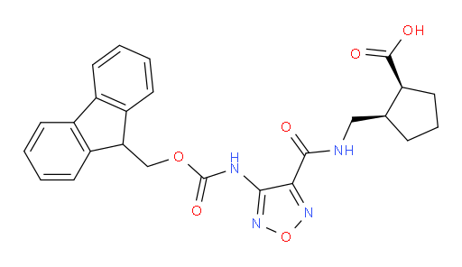 rac-(1R,2S)-2-({[4-({[(9H-fluoren-9-yl)methoxy]carbonyl}amino)-1,2,5-oxadiazol-3-yl]formamido}methyl)cyclopentane-1-carboxylic acid