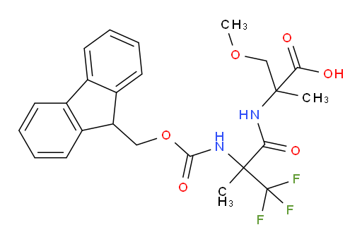 2-[2-({[(9H-fluoren-9-yl)methoxy]carbonyl}amino)-3,3,3-trifluoro-2-methylpropanamido]-3-methoxy-2-methylpropanoic acid