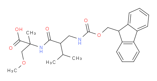 2-{2-[({[(9H-fluoren-9-yl)methoxy]carbonyl}amino)methyl]-3-methylbutanamido}-3-methoxy-2-methylpropanoic acid