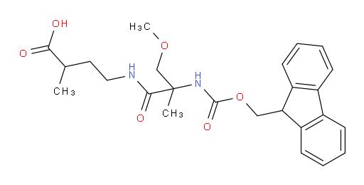 4-[2-({[(9H-fluoren-9-yl)methoxy]carbonyl}amino)-2-(methoxymethyl)propanamido]-2-methylbutanoic acid