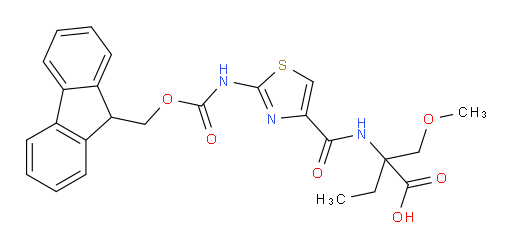 2-{[2-({[(9H-fluoren-9-yl)methoxy]carbonyl}amino)-1,3-thiazol-4-yl]formamido}-2-(methoxymethyl)butanoic acid