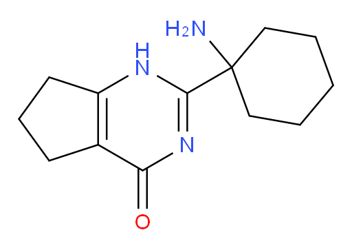 2-(1-aminocyclohexyl)-1H,4H,5H,6H,7H-cyclopenta[d]pyrimidin-4-one