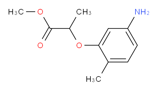 methyl 2-(5-amino-2-methylphenoxy)propanoate