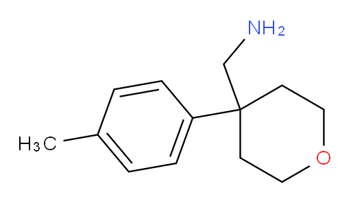 [4-(4-methylphenyl)oxan-4-yl]methanamine