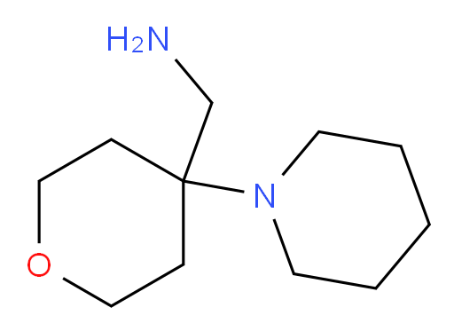 [4-(piperidin-1-yl)oxan-4-yl]methanamine