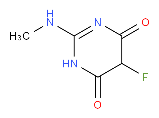 5-fluoro-2-(methylamino)-1,4,5,6-tetrahydropyrimidine-4,6-dione