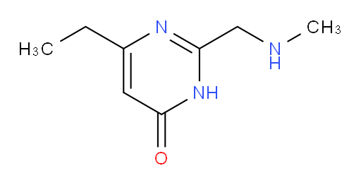 6-ethyl-2-[(methylamino)methyl]-3,4-dihydropyrimidin-4-one