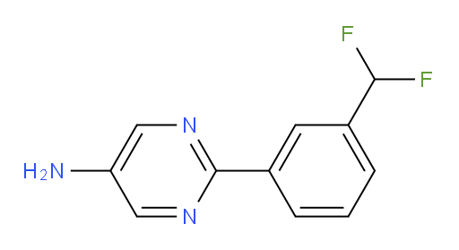 2-[3-(difluoromethyl)phenyl]pyrimidin-5-amine