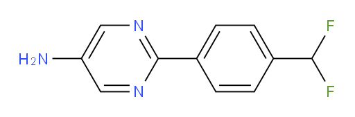2-[4-(difluoromethyl)phenyl]pyrimidin-5-amine