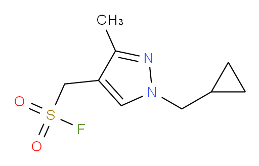 [1-(cyclopropylmethyl)-3-methyl-1H-pyrazol-4-yl]methanesulfonyl fluoride