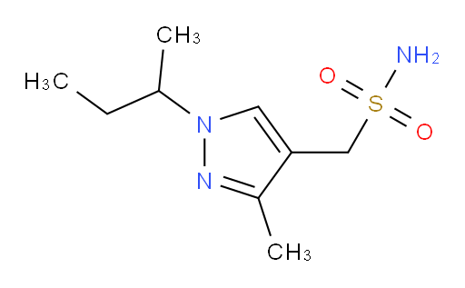 [1-(butan-2-yl)-3-methyl-1H-pyrazol-4-yl]methanesulfonamide