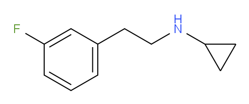 N-[2-(3-fluorophenyl)ethyl]cyclopropanamine