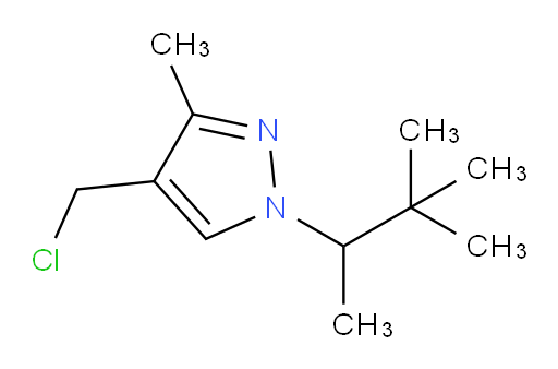 4-(chloromethyl)-1-(3,3-dimethylbutan-2-yl)-3-methyl-1H-pyrazole
