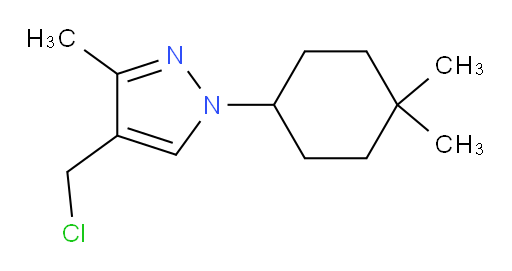 4-(chloromethyl)-1-(4,4-dimethylcyclohexyl)-3-methyl-1H-pyrazole