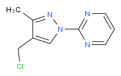 2-[4-(chloromethyl)-3-methyl-1H-pyrazol-1-yl]pyrimidine
