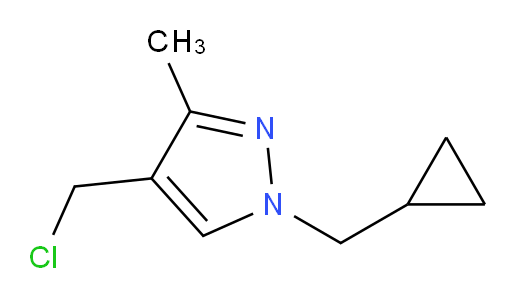4-(chloromethyl)-1-(cyclopropylmethyl)-3-methyl-1H-pyrazole