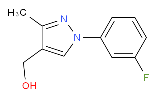 [1-(3-fluorophenyl)-3-methyl-1H-pyrazol-4-yl]methanol