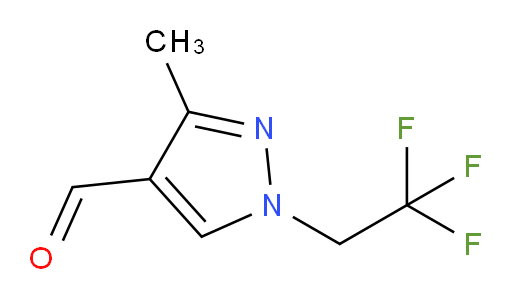 3-methyl-1-(2,2,2-trifluoroethyl)-1H-pyrazole-4-carbaldehyde