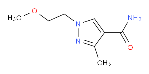1-(2-methoxyethyl)-3-methyl-1H-pyrazole-4-carboxamide