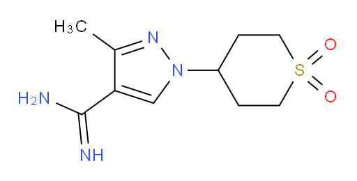 1-(1,1-dioxo-1lambda6-thian-4-yl)-3-methyl-1H-pyrazole-4-carboximidamide