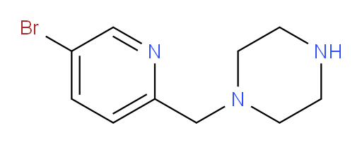 1-[(5-bromopyridin-2-yl)methyl]piperazine